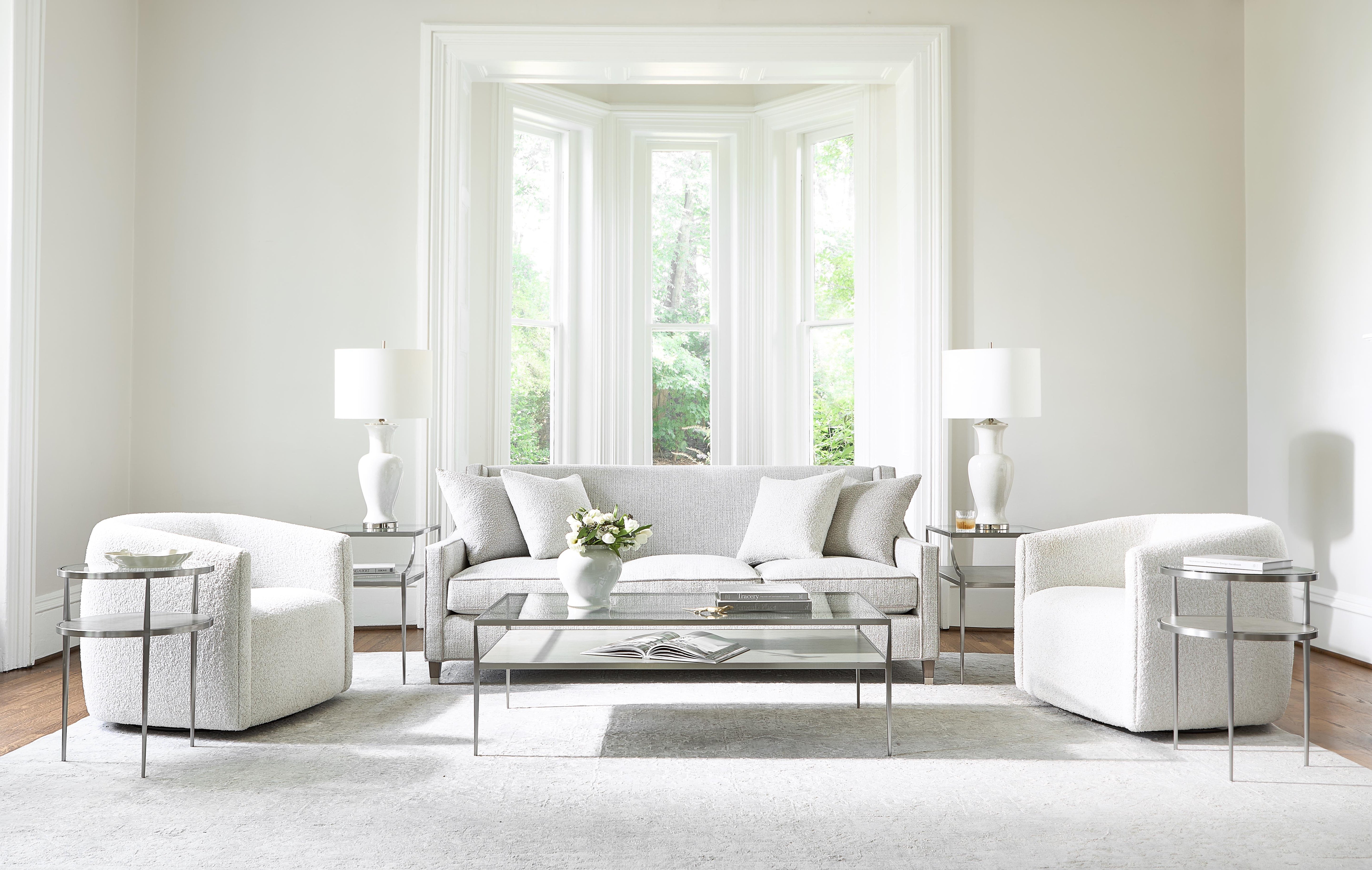 Aline Fabric Swivel Chair