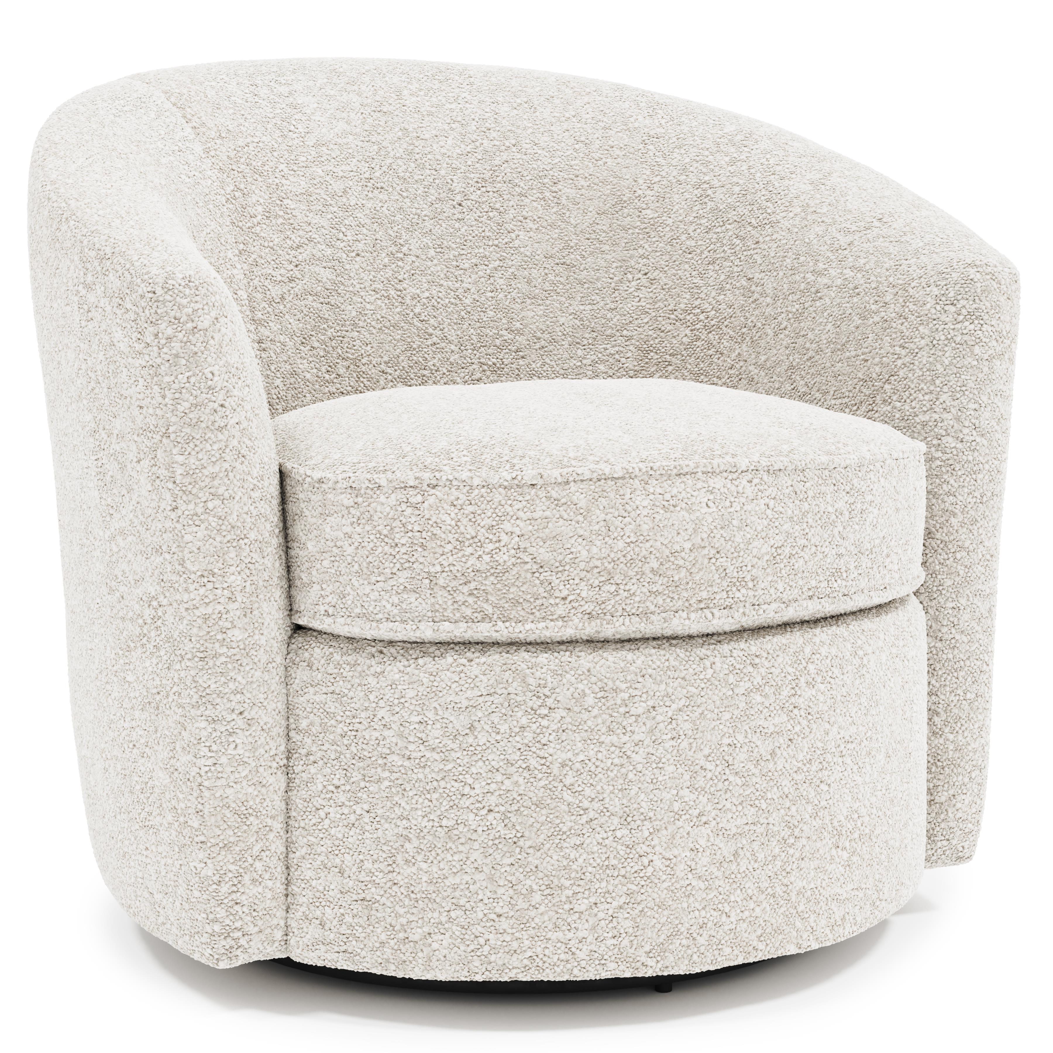 Elizabeth Fabric Swivel Chair