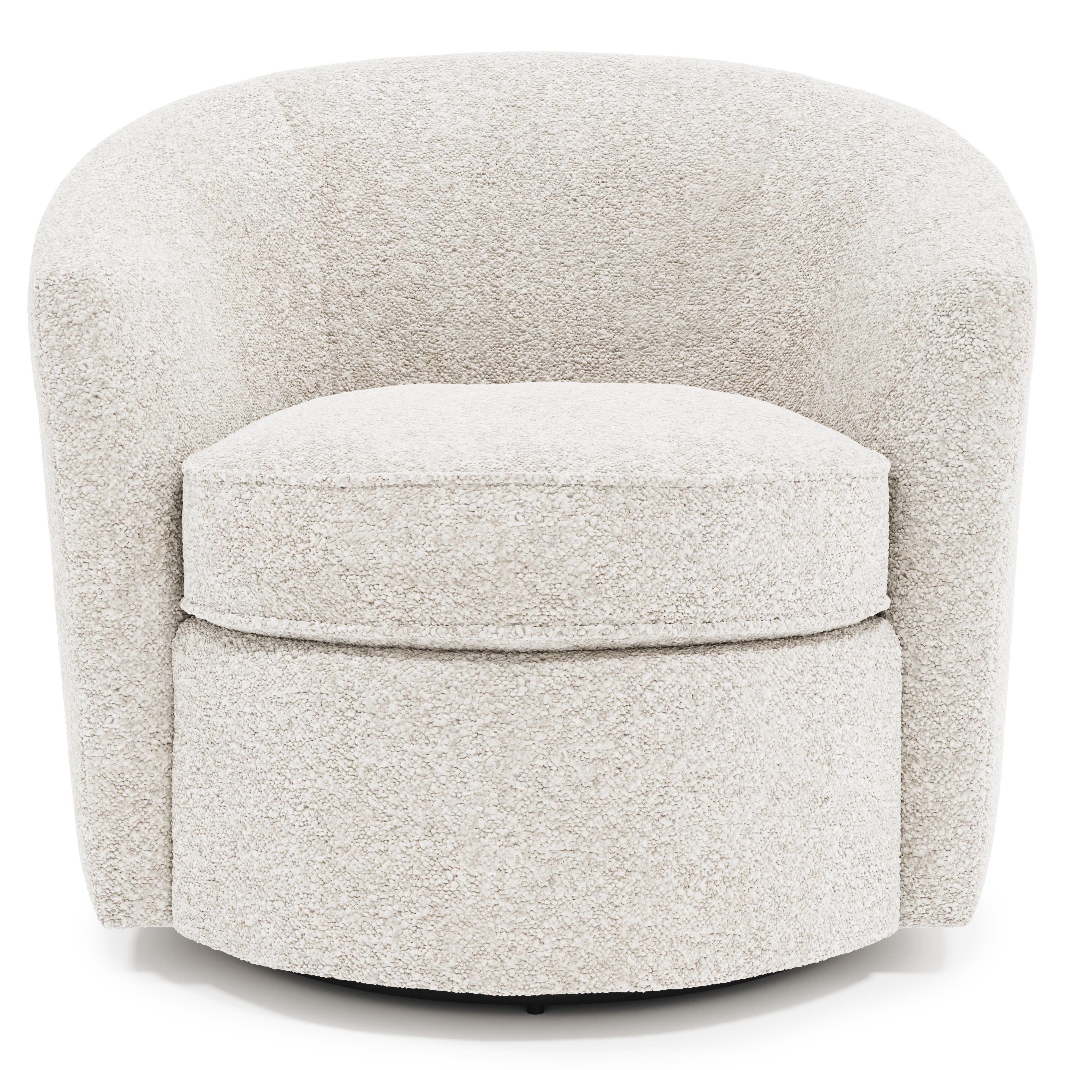 Elizabeth Fabric Swivel Chair