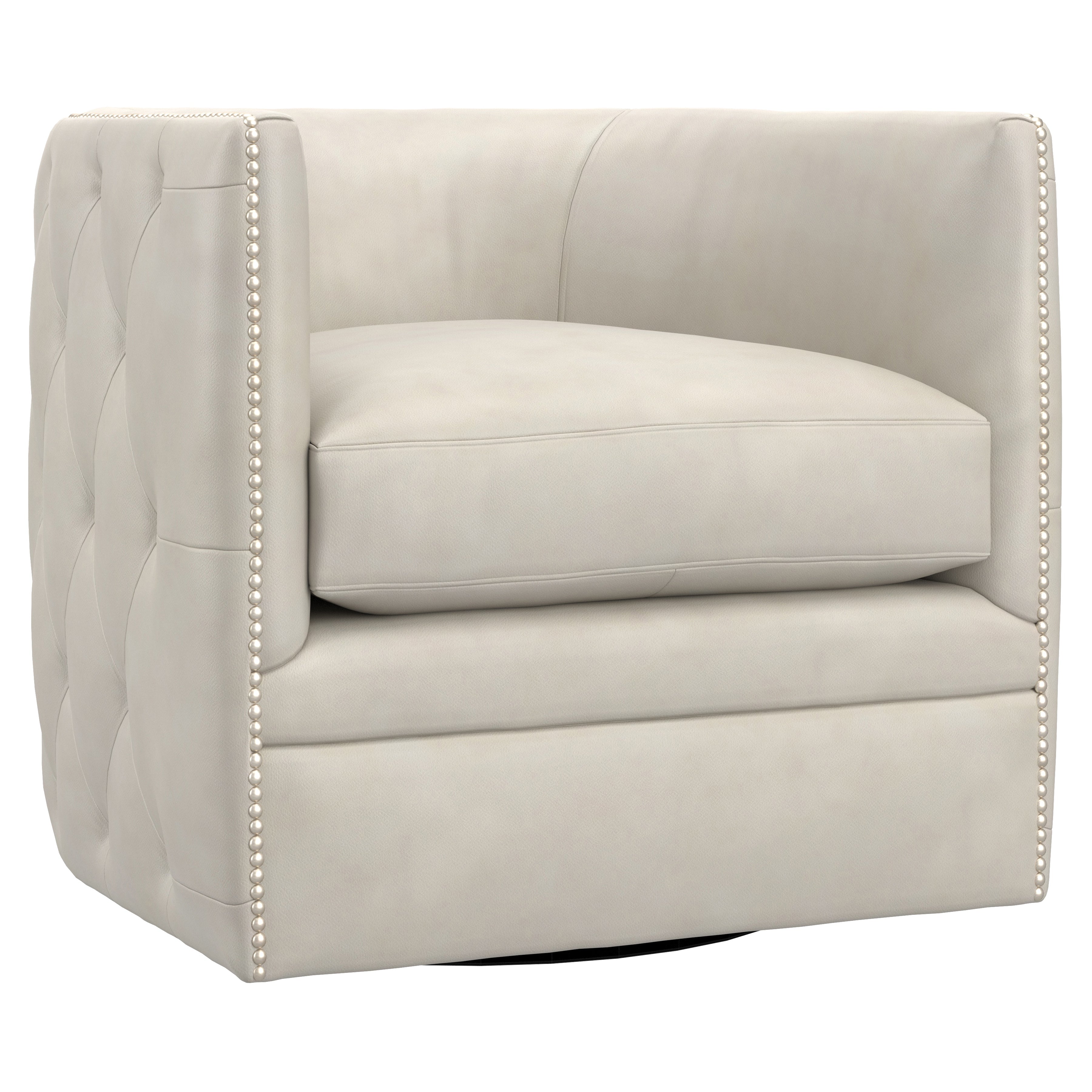 Palazzo Leather Swivel Chair