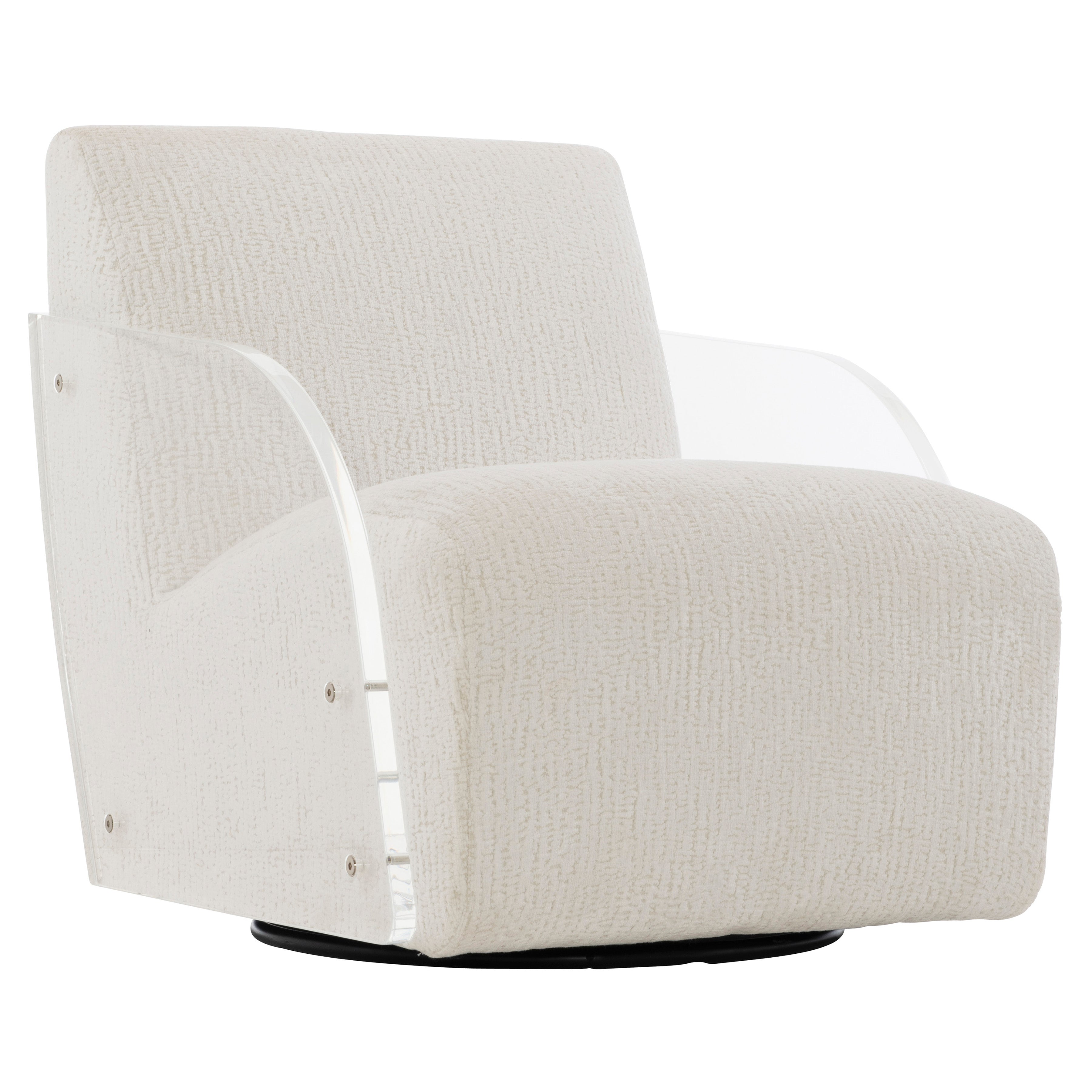 Perla Fabric Swivel Chair