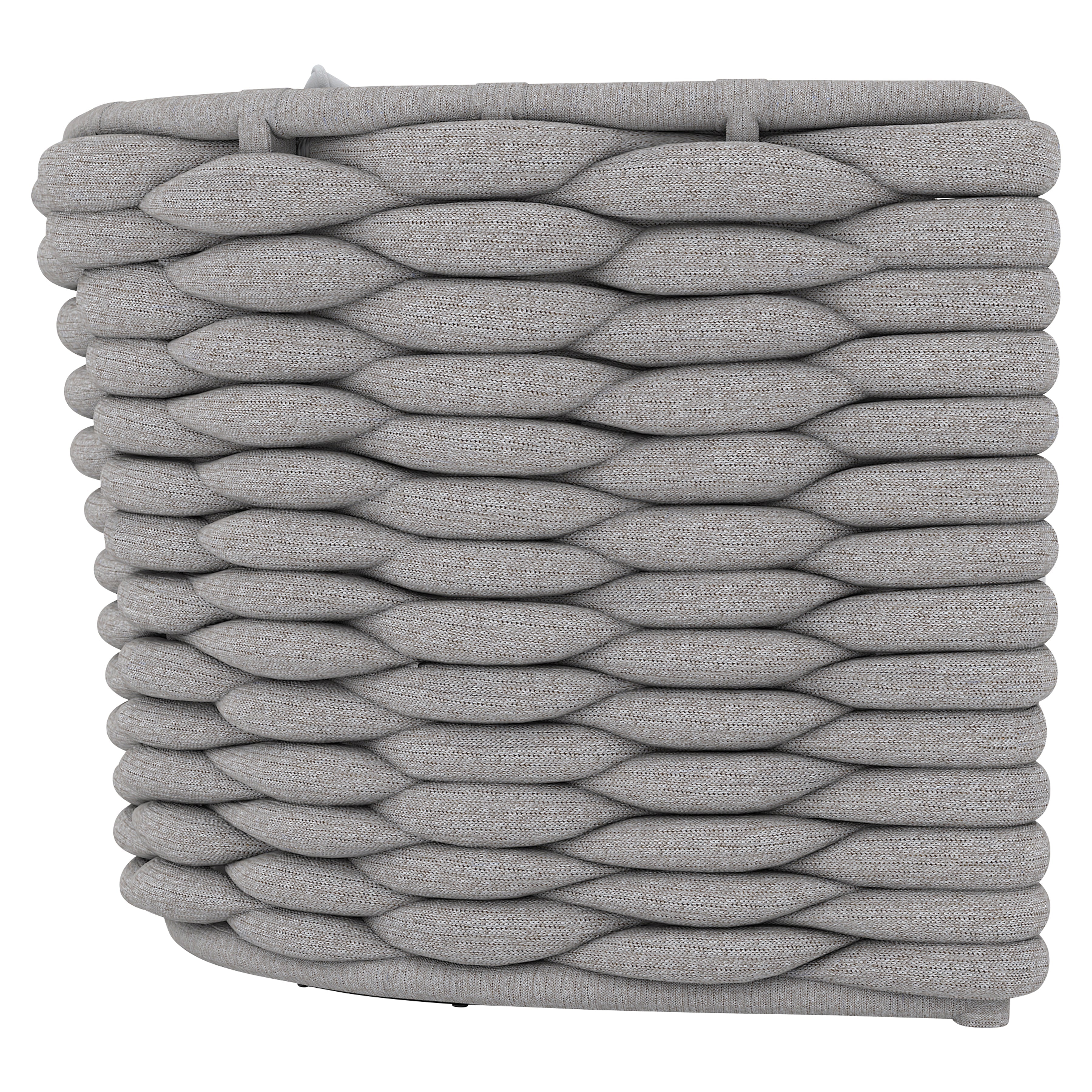 Wailea Nordic Gray Outdoor Swivel Chair