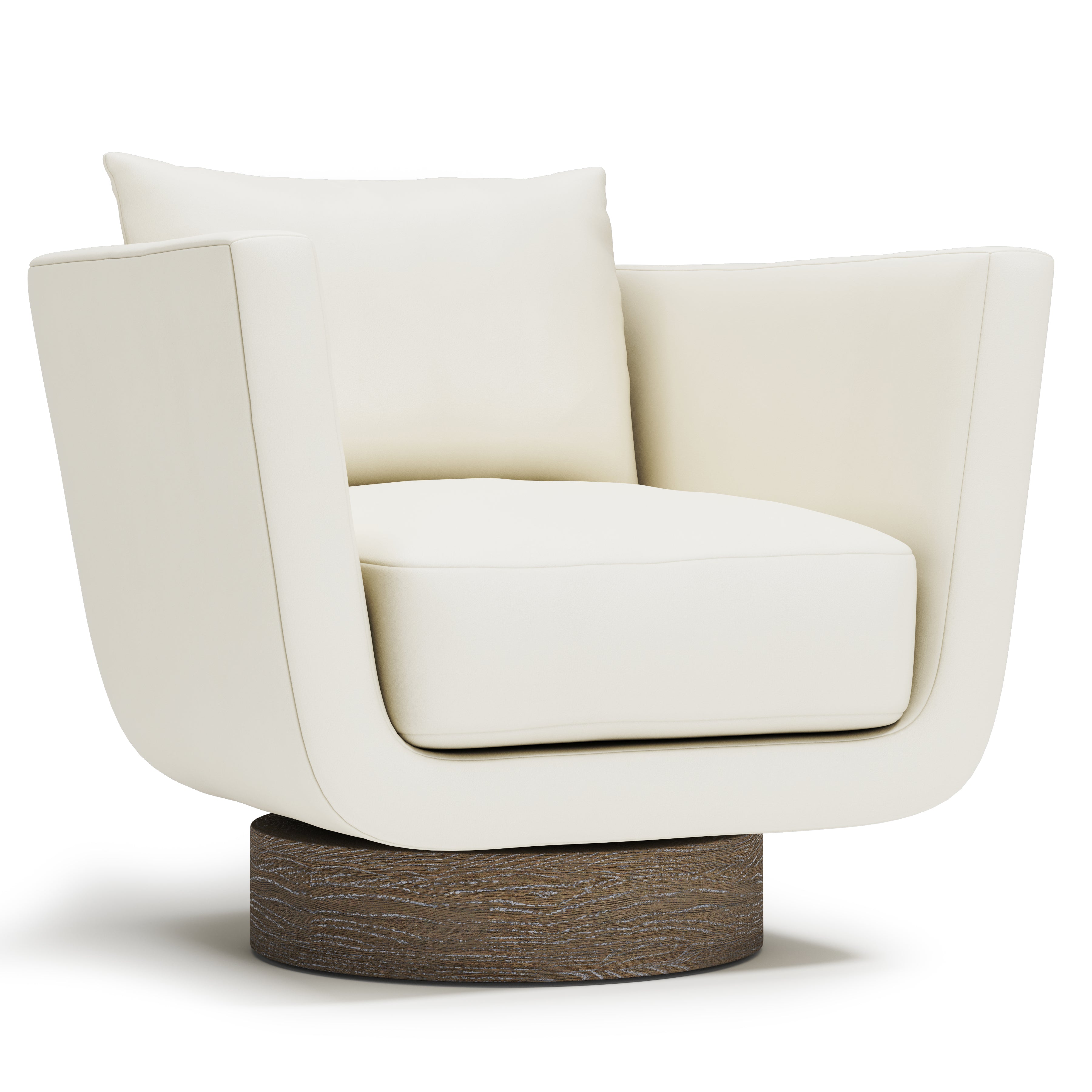 Gemma Leather Swivel Chair